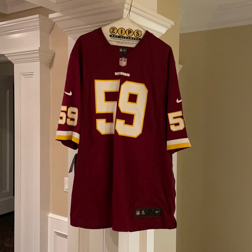 RARE NFL ON FIELD Washington Redskins # 59 Jersey